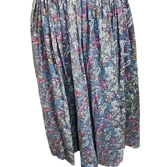 WOMENS Vintage 60s -70sCottage Garden Core Midi Floral Maxi Dress. Si… - Picture 4 of 12